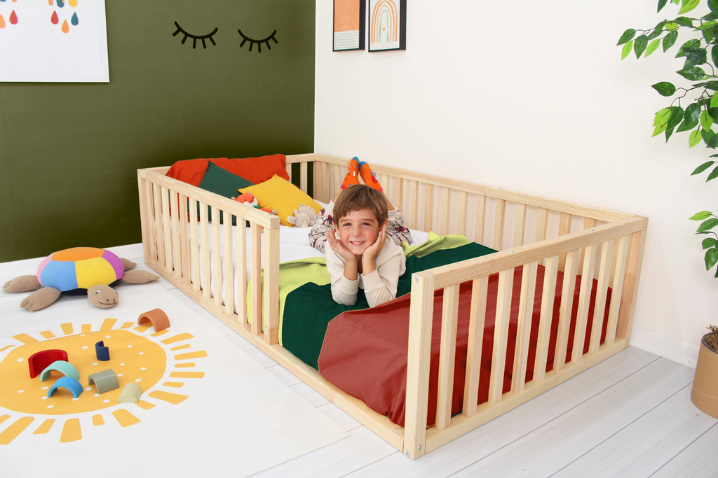 Montessori Toddler Wooden Floor Bed